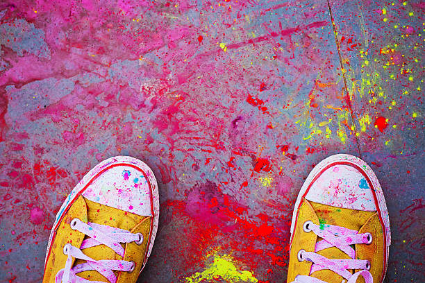 istock Celebration Holi. Detail close-up 475495298