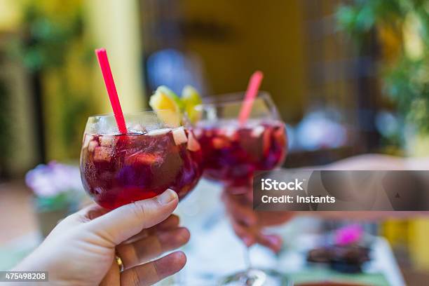 Cheers Stock Photo - Download Image Now - Sangria, Celebratory Toast, Cocktail