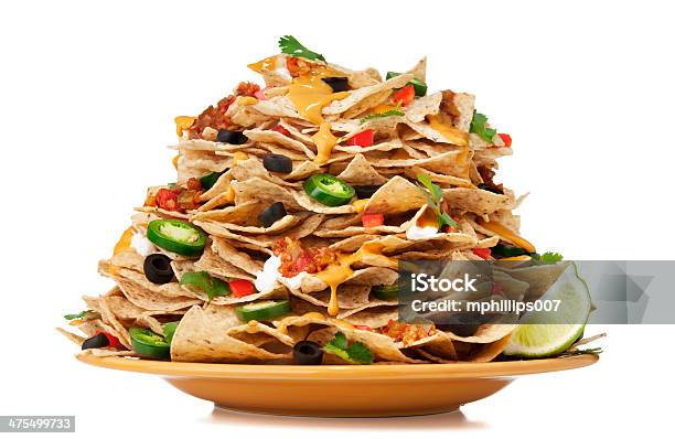 Nachos - zdjęcia stockowe i więcej obrazów Nachos - Nachos, Białe tło, Jedzenie