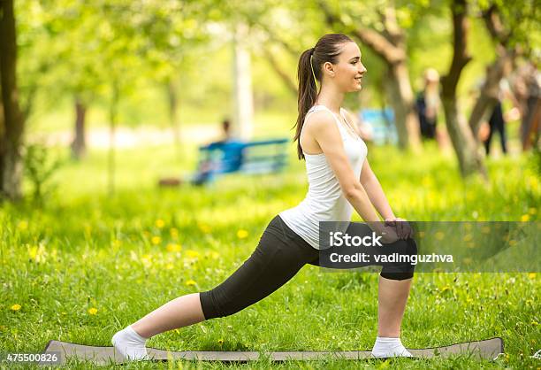 Yoga Outdoors Stock Photo - Download Image Now - 2015, Active Lifestyle, Activity