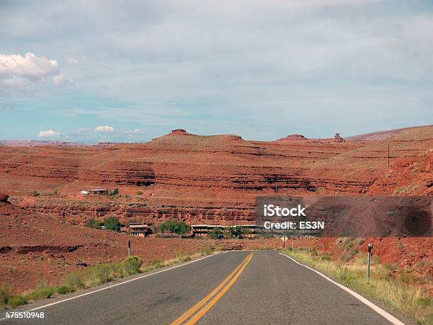 Road To Mexican Hat Stock Photo - Download Image Now - Desert Area, Mexican Hat - Utah, Motel
