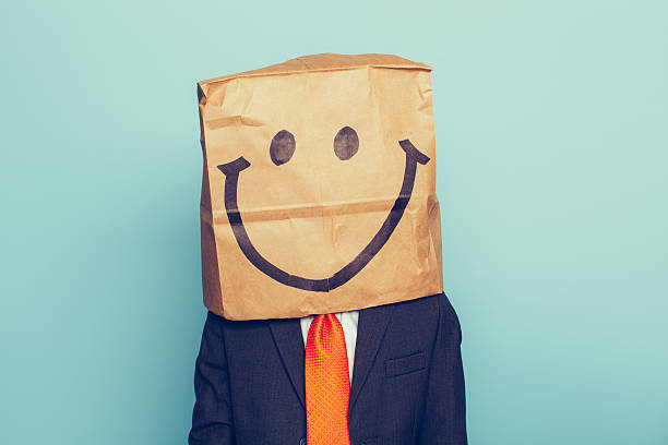 istock Young Boy Businessman Wears Happy Face 475511932