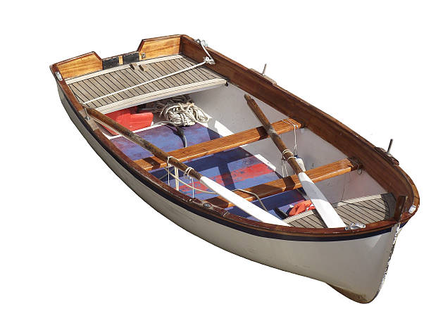 istock Little italian boat on white background 475516949