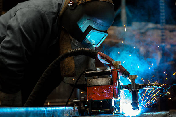 istock Industrial Worker at the factory 475518180