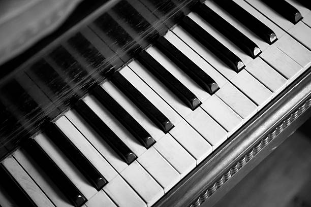 istock Keyboard of Vintage Piano 475523218