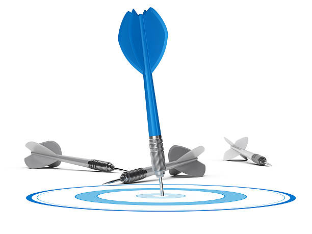 istock Strategic Management Concept - Target and Darts 475525775