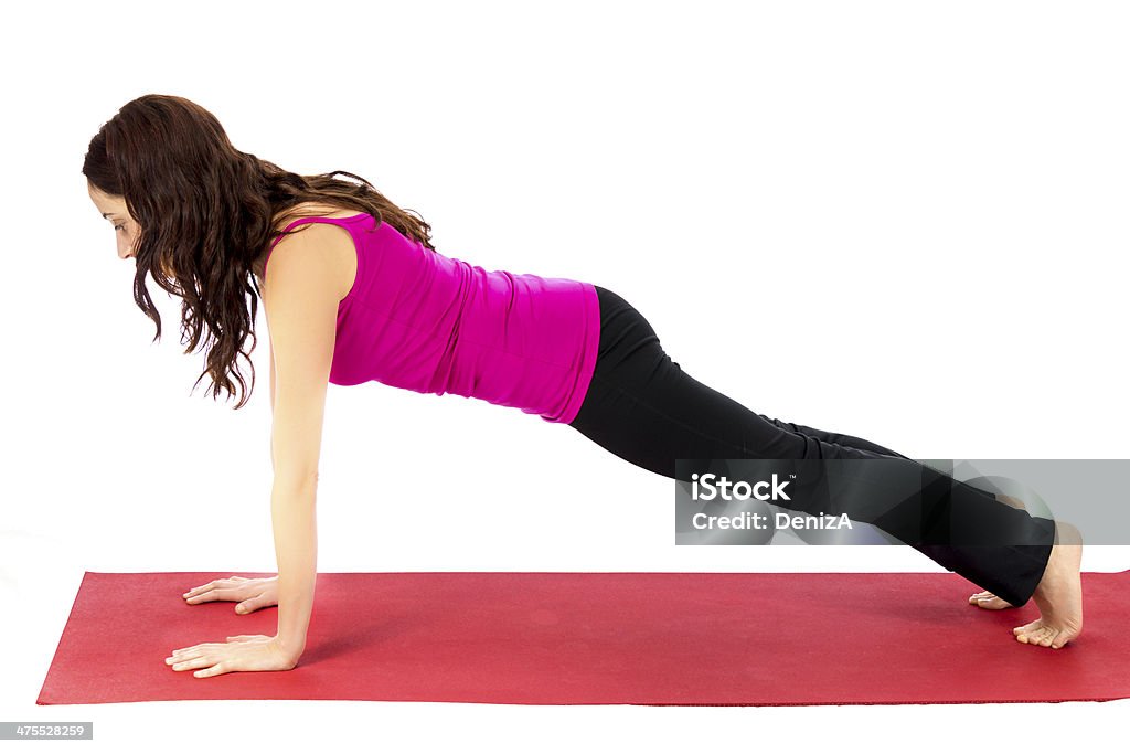 Yoga Pose tablón - Foto de stock de 30-34 años libre de derechos