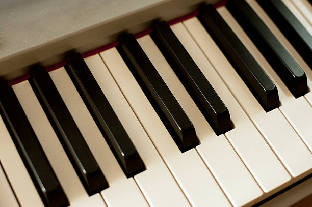 istock Piano keys black and white close up 475529148