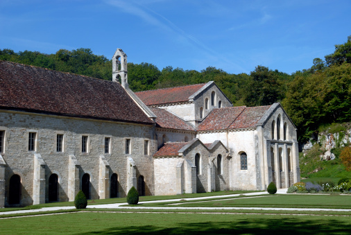 Fontenay abbey in Burgundy (France).