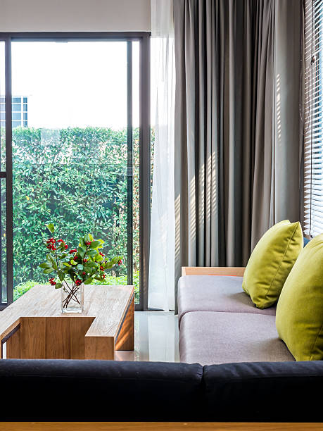 istock Modern Living room interior design with part of sofa 475530192