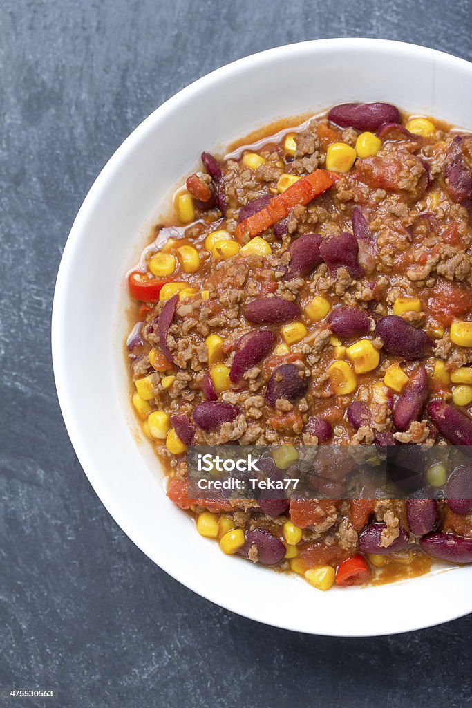 Chile con carne - Foto de stock de Alimento libre de derechos