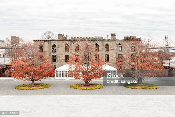 Anziano Ospedale Vaiolo Sul Roosevelt Island A New York - Fotografie stock e altre immagini di 2015