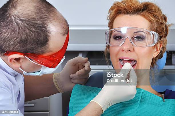 Dental Splint Stock Photo - Download Image Now - Adult, Beauty, Close-up