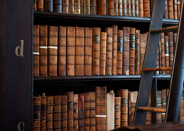istock Shelves in The Long Room Trinity 475538851