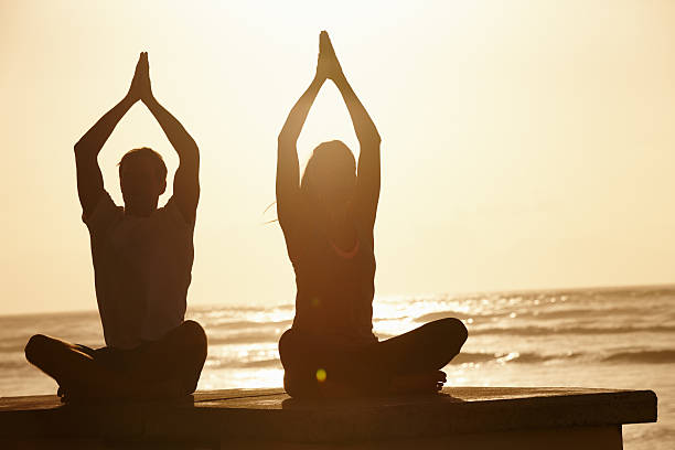istock They found a tranquil yoga spot by the sea 475540346
