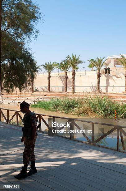 Jordanian And Israeli Soldiers At Bethanybeyondthe Jordan Stock Photo - Download Image Now