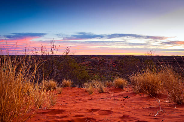 Outback Desert Sunrise Australia Red Dirt Sand