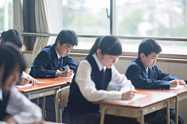 istock Japanese students working in the classroom 475547422