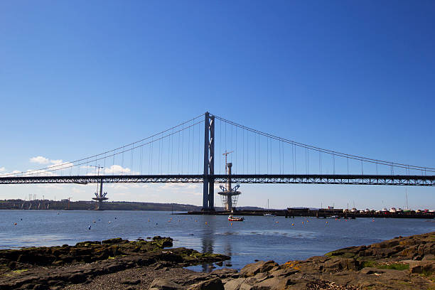 istock Forth Road Bridge from South Queensferry, Scotland 475552812