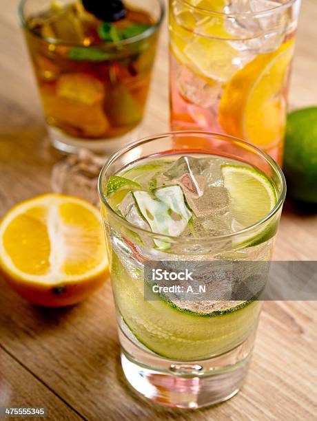 Lemonade Stock Photo - Download Image Now - Alcohol - Drink, Blackberry - Fruit, Cocktail