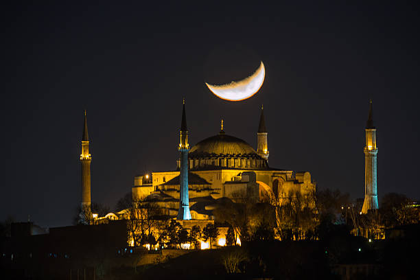 istock the night view of Hagia Sophia 475555973