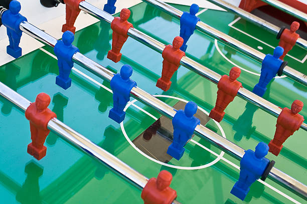 istock Tabletop football with red and blue figures 475557583