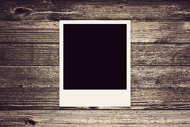 istock one Empty black vintage vintage on wood 475558117