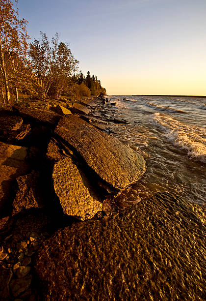 istock Quarry at Hecala Island Manitoba 475558871