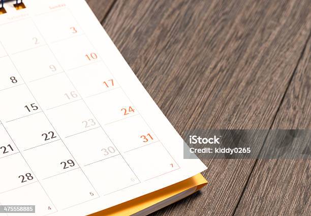 Daily Plans Stock Photo - Download Image Now - Calendar, Vacations, Newspaper