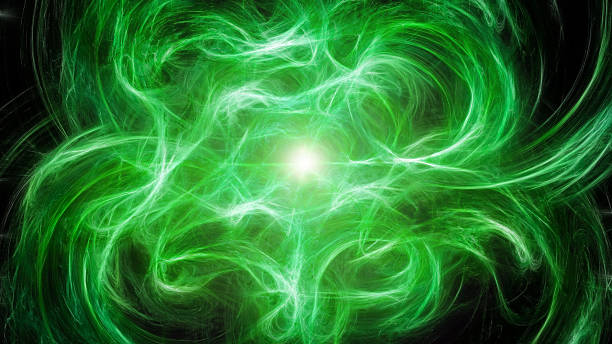 istock Green abstract background with saturated green color 475559194