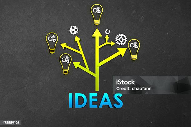 Idea Treee Tree Of Ideas Stock Photo - Download Image Now - Contemplation ...