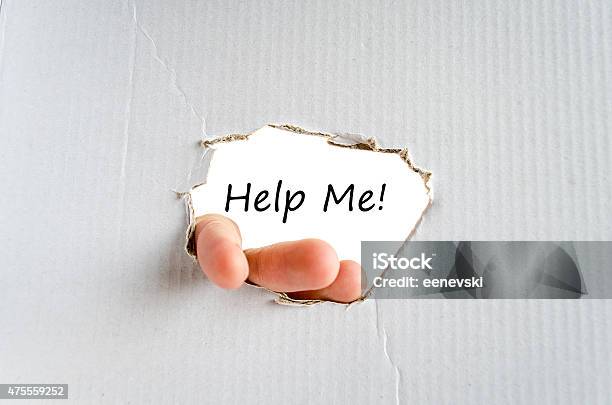 Help Me Pl Help Me Stock Photo - Download Image Now - 2015, At The Edge Of ...