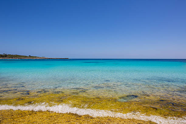 istock Menorca Son Saura beach in Ciutadella turquoise Balearic 475566650