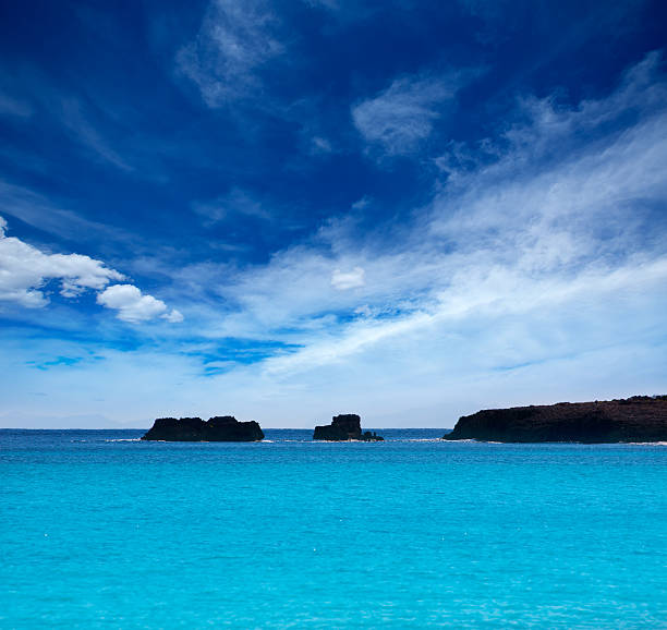 istock Menorca Son Saura beach in Ciutadella turquoise Balearic 475566686