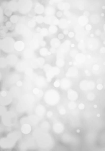 istock Grey Lights Festive background. Abstract Christmas twinkled 475567991
