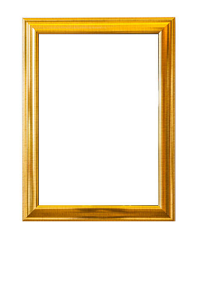 istock Gold vintage frame. Elegant vintage gold/gilded picture frame on 475569902