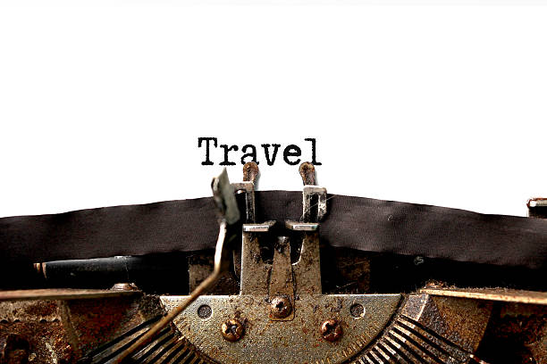 istock Travel word made by typewriter 475575642