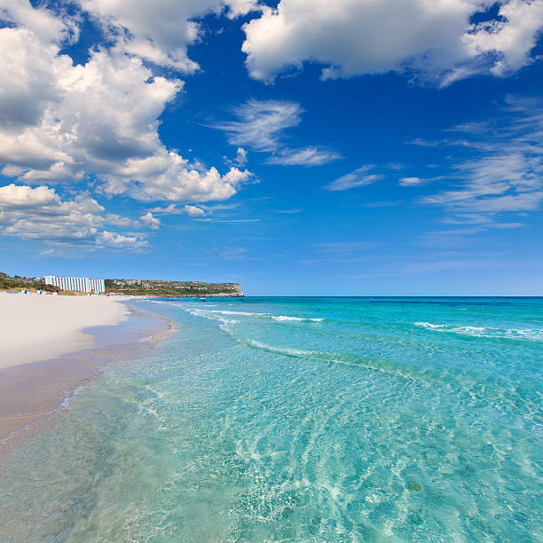 istock Alaior Cala Son Bou in Menorca turquoise beach at Balearic 475583380