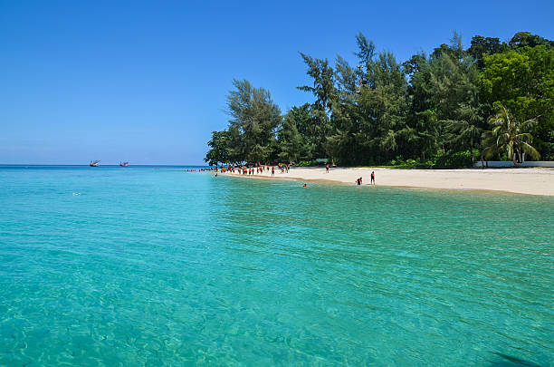 istock Beach and tropical sea 475585333