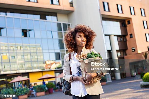 Vegetables And Healthy Products Shopping In The Morning Stock Photo - Download Image Now