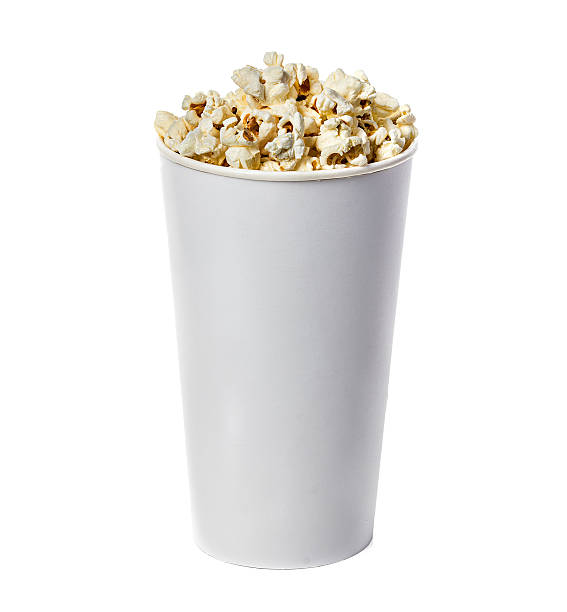 istock Popcorn isolated in cardboard box on a white background 475602700