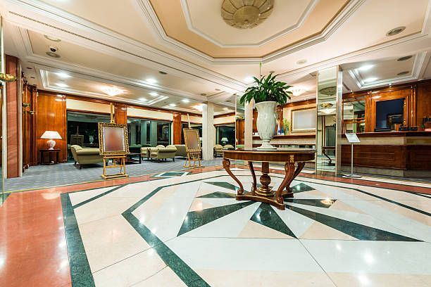 istock Contemporary lobby in a hotel 475602740