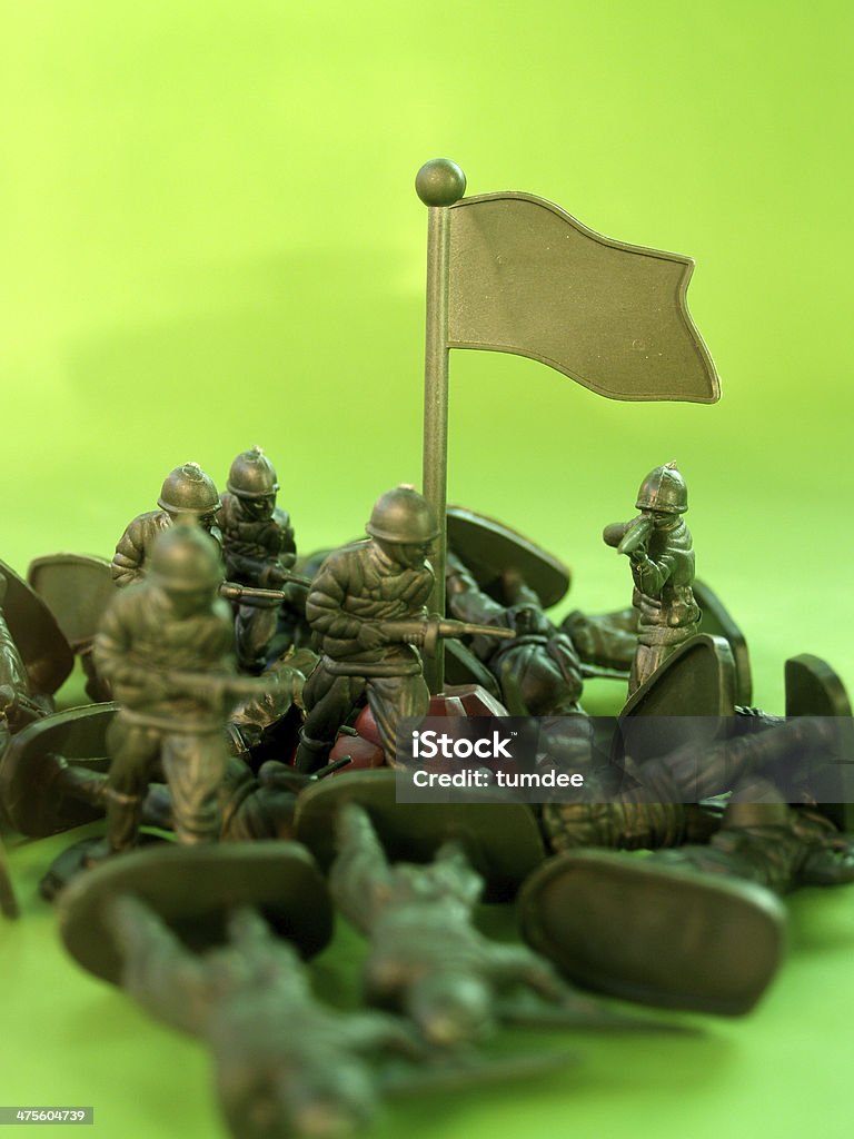 Green Army toy soldiers Adult Stock Photo