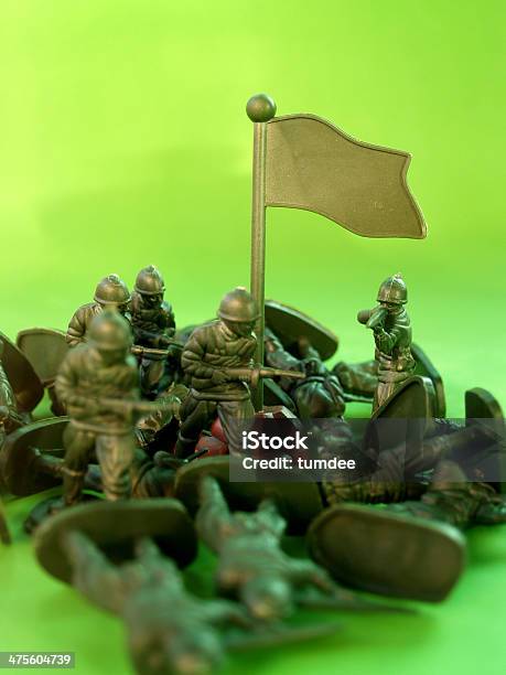 Green Army Toy Soldiers Stock Photo - Download Image Now - Adult, Aggression, Armed Forces