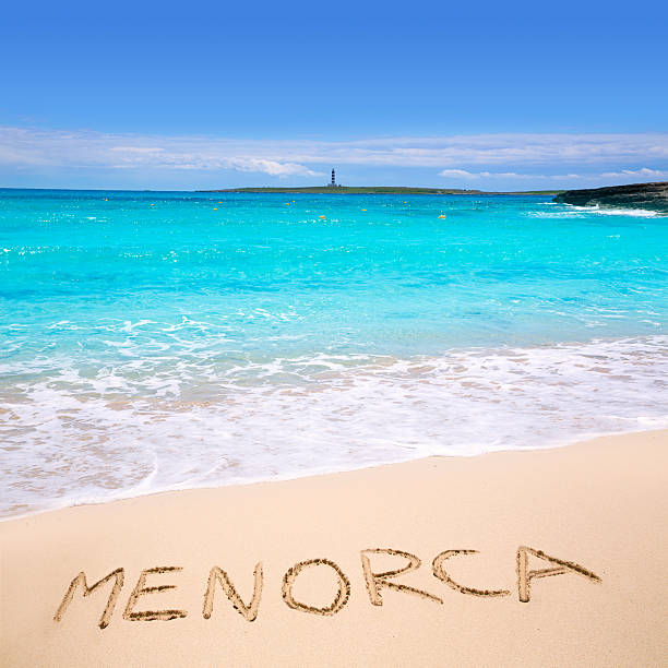 istock Menorca Punta Prima far illa del Aire island lighthouse 475605152