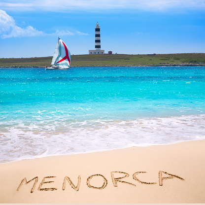 Menorca Punta Prima ahora illa del Aire faro de la isla de photo
