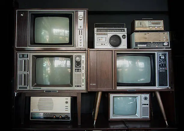 Photo of vintage television