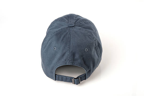 istock Gray cap on the head ready for branding. 475606078