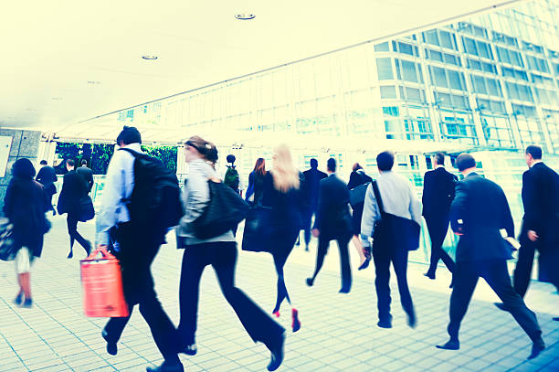 istock Commuter Rush Hour Travel Waking Business Concept 475606806