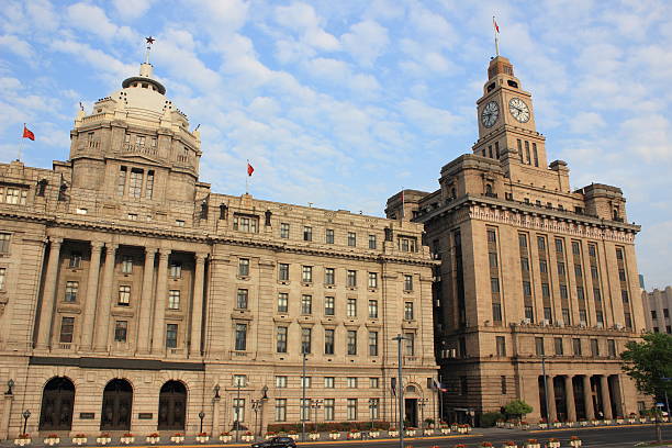 istock Bell tower in Shanghai, China 475609878